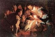 HONTHORST, Gerrit van The Dentist sg oil painting artist